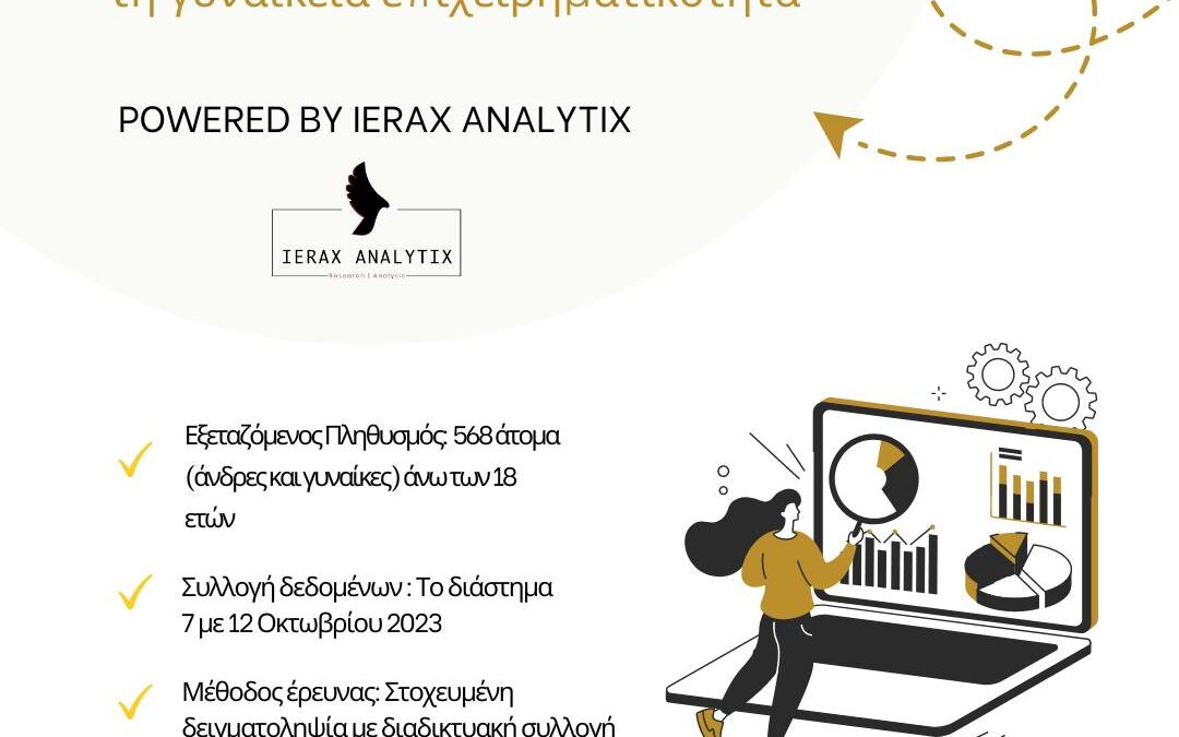 Η γυναικεία επιχειρηματικότητα από τα μάτια ανδρών και γυναικών.