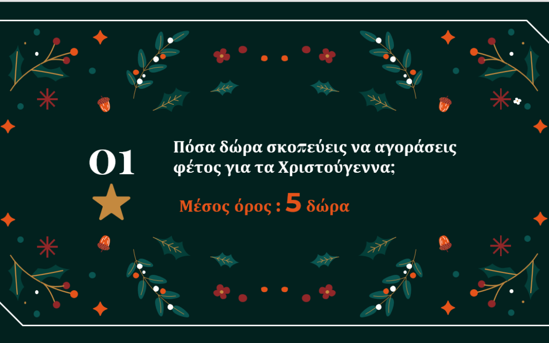 Gift giving: 5 δώρα vs 1 πορτοφόλι